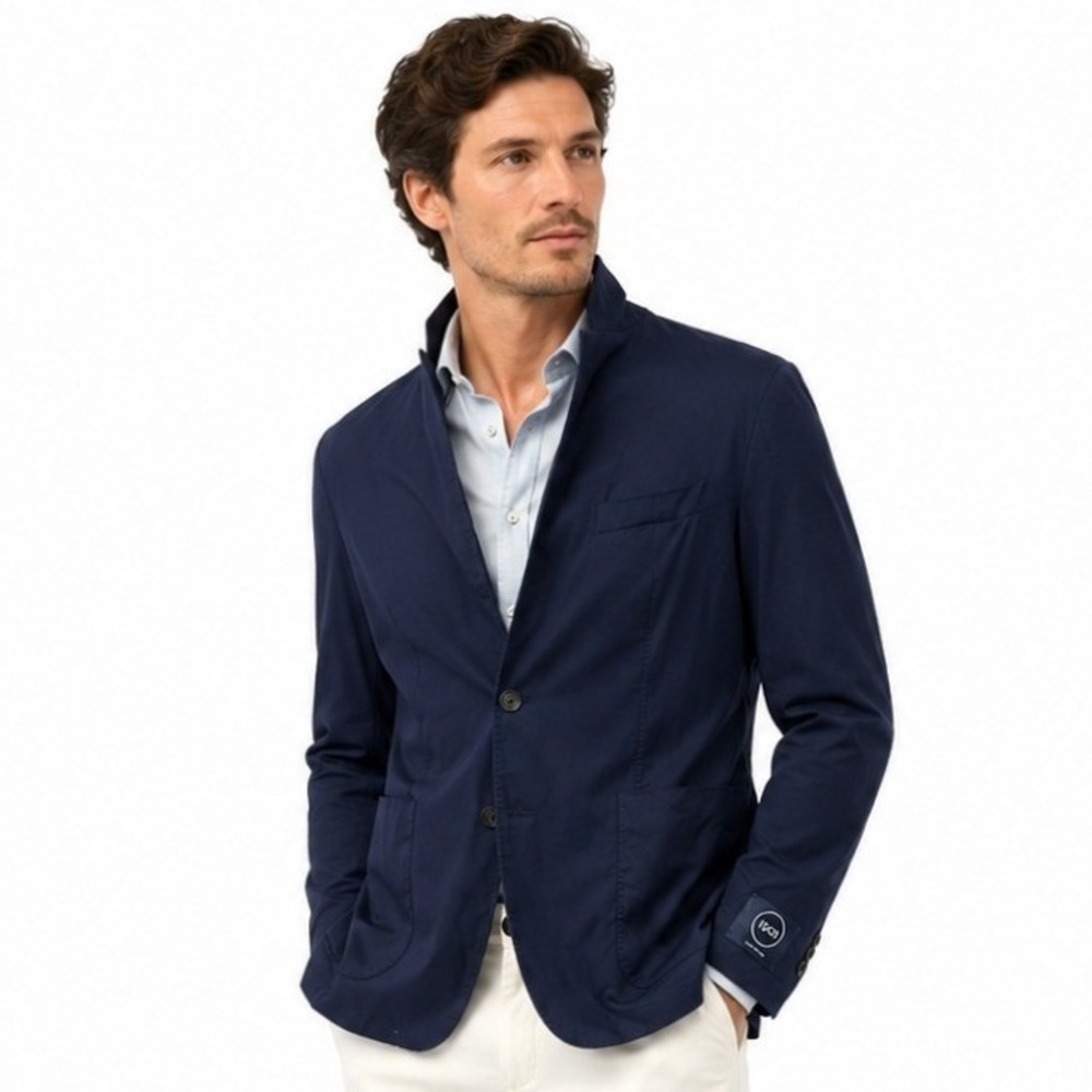 1901 Mens 42R Navy Blue Wool Blazer Sport Coat Made in Italy NEW